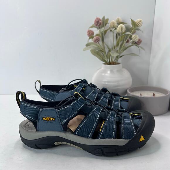 Keen Newport H2 Hiking Sandal Strappy Blue 1001938 Men's 9 Tried On